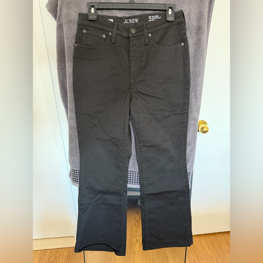 J.Crew Women's Black Boot-Cut Jeans